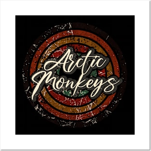Arctic Monkeys - vintage design on top Posters and Art